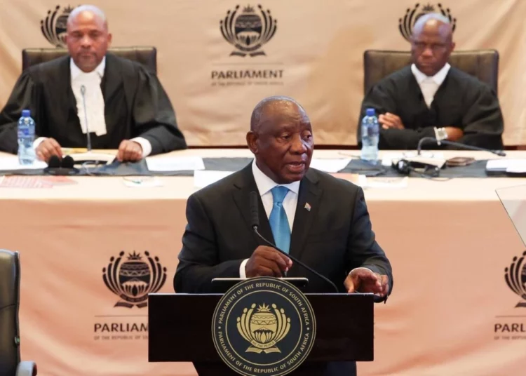 President Cyril Ramaphosa delivers the 2026 State of the Nation Address in Cape Town
