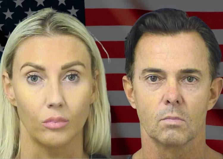 Mel and Peet Viljoen after reports of their arrest in Boca Raton, Florida