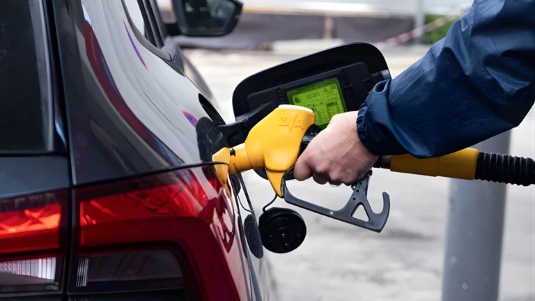 South African petrol station forecourt with fuel pumps under pressure as local stock-outs hit some stations