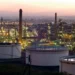 The Sapref refinery in Durban, closed since 2022, illustrating South Africa refinery closures