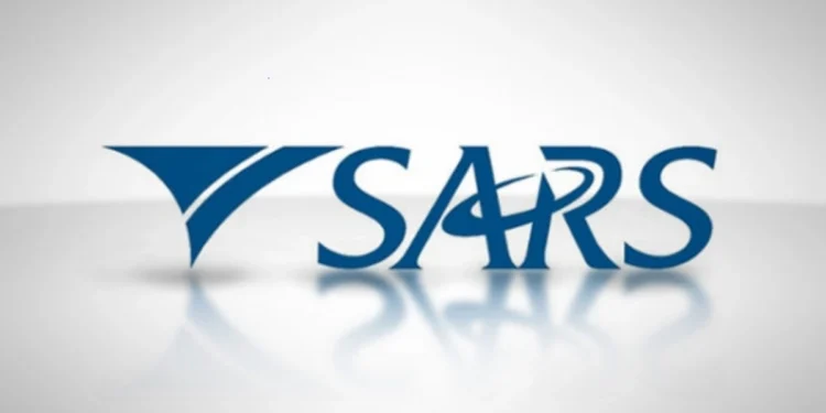 A person checking their SARS eFiling profile on a laptop to track a tax refund
