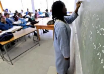 An empty South African classroom, relating to violence against teachers in schools