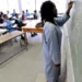 An empty South African classroom, relating to violence against teachers in schools