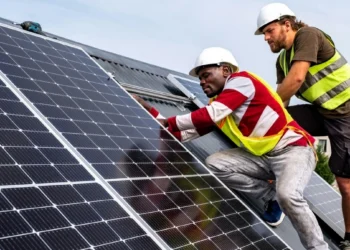 Solar panels on a South African home roof, relating to Eskom solar registration requirements